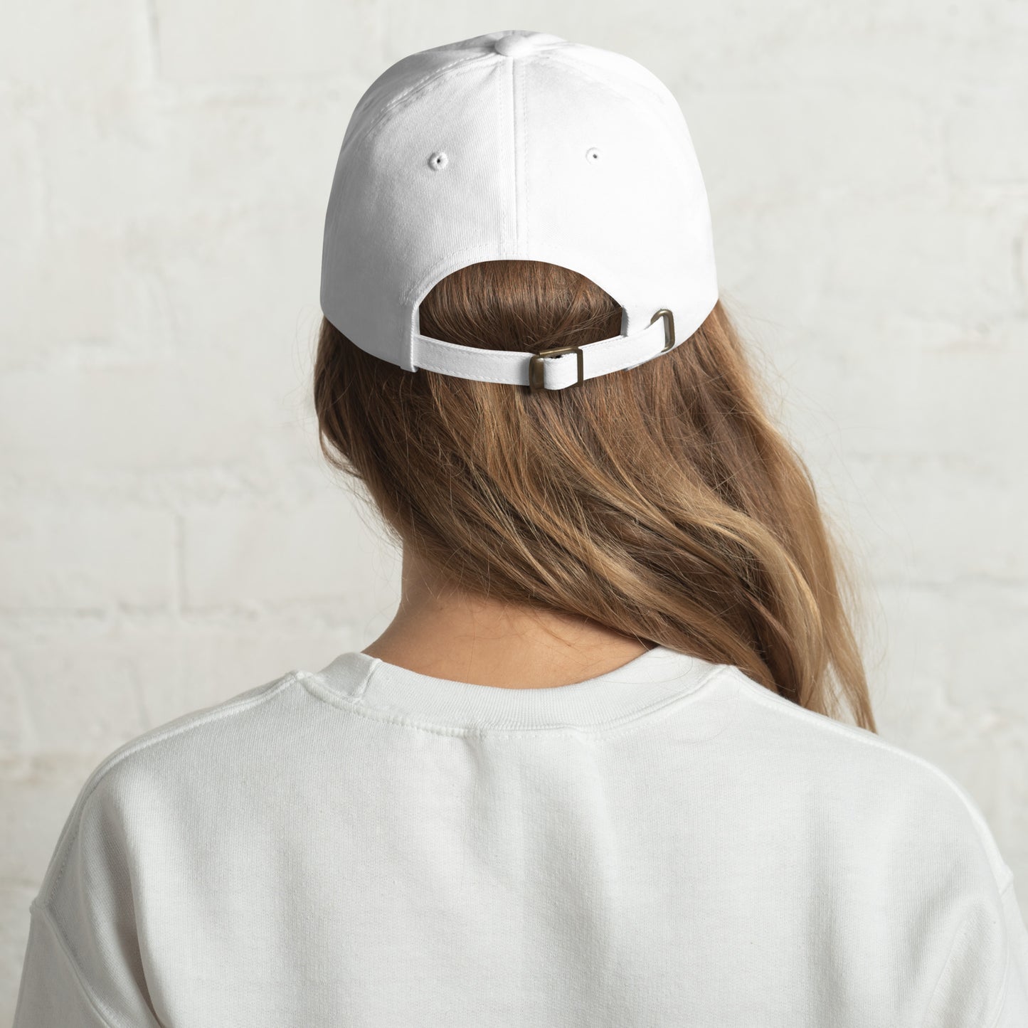 "Bride Squad Member & Fabulous" Classic Hat (Print) (White)