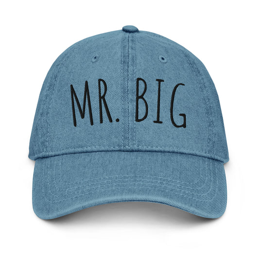 "Mr. Big" Denim Hat (Premium 3D Embroidery)